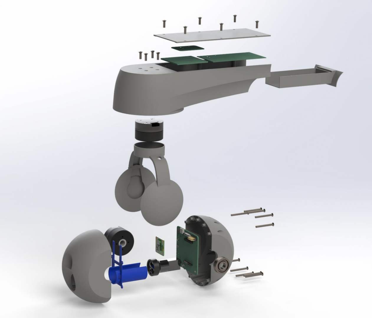  Explosion view of the prototype